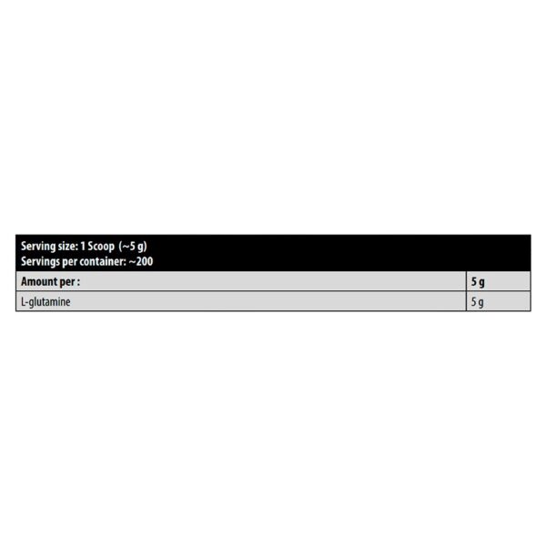 Tabla-1000g glutamina kevin levrone