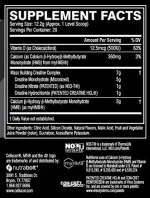 TABLA NUTRICIONAL del m5 ultimate- creatina