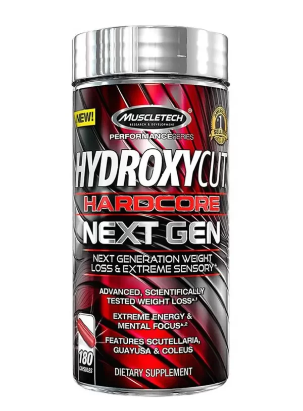 COMPRAR HYDROXYCUT HARCORE NEXT GEN 180 CAPSULAS ORIGINAL