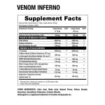 TABLA NUTRICIONAL DEL VENOM INFERNO